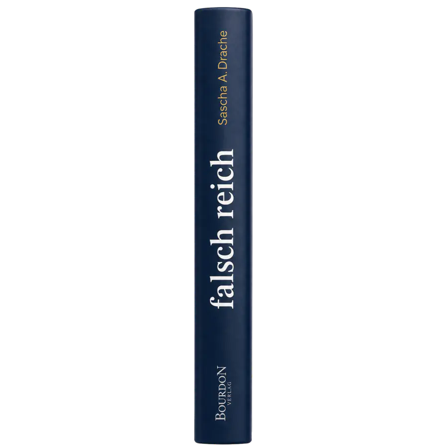 falsch reich – Buchrücken